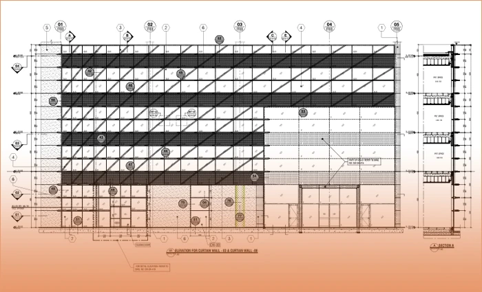 Curtain wall detailing